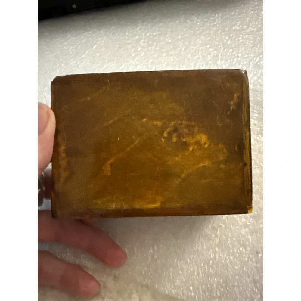 Vintage Mother of Pearl Inlay Wood Box 4